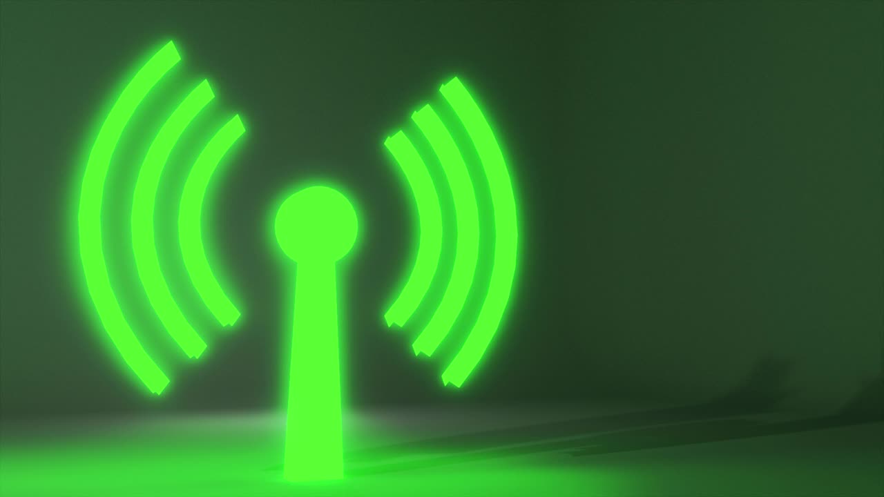 el icono de la conexión a la red de red inalámbrica wi-fi wi-fi