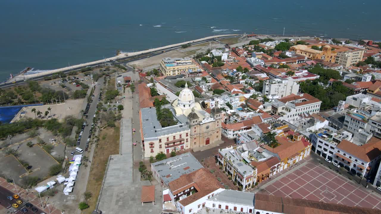 colombia cartagena santuario de san pedro claver iglesia católica avión no tripulado