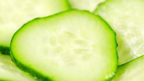 fresh sliced cucumber. healthy organic product vegetable for vegetarian diet