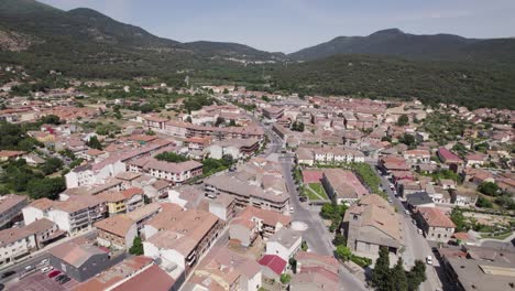 Aerial-view-of-Sotillo-de-la-Adrada-cityscape-in-Spain