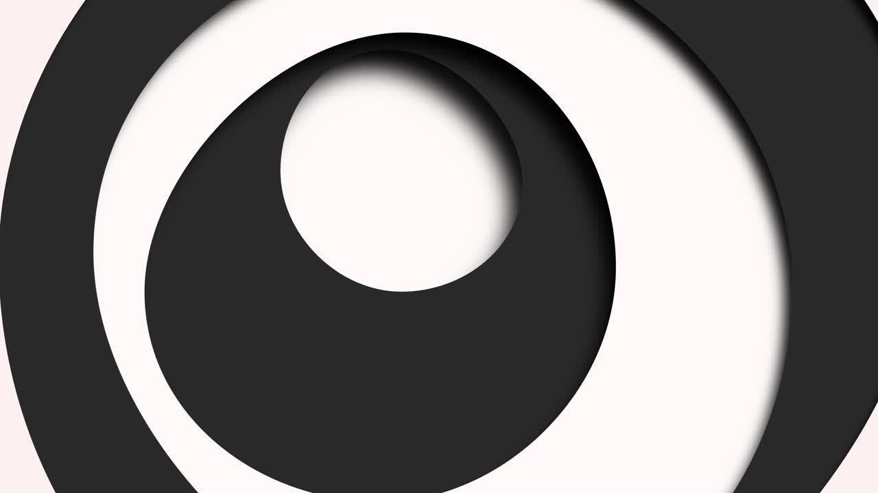 patrón de ondas de corte de papel de plástico blanco y negro