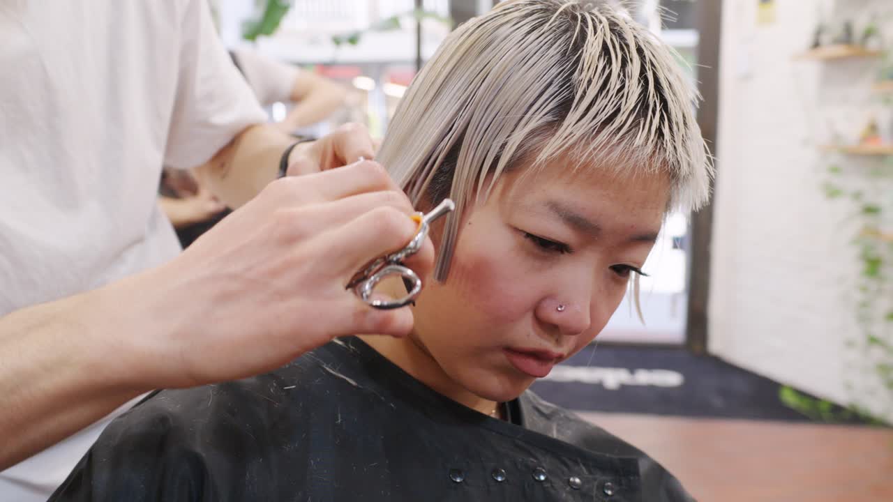 Haircut at the Salon