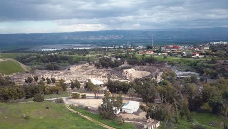 ancient scythopolis in beit shean, israel