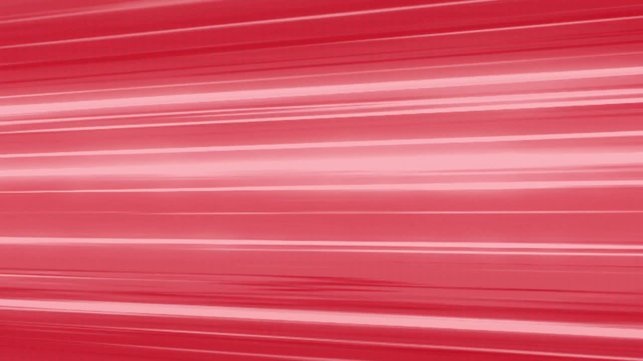 Animation of white trails moving on red background