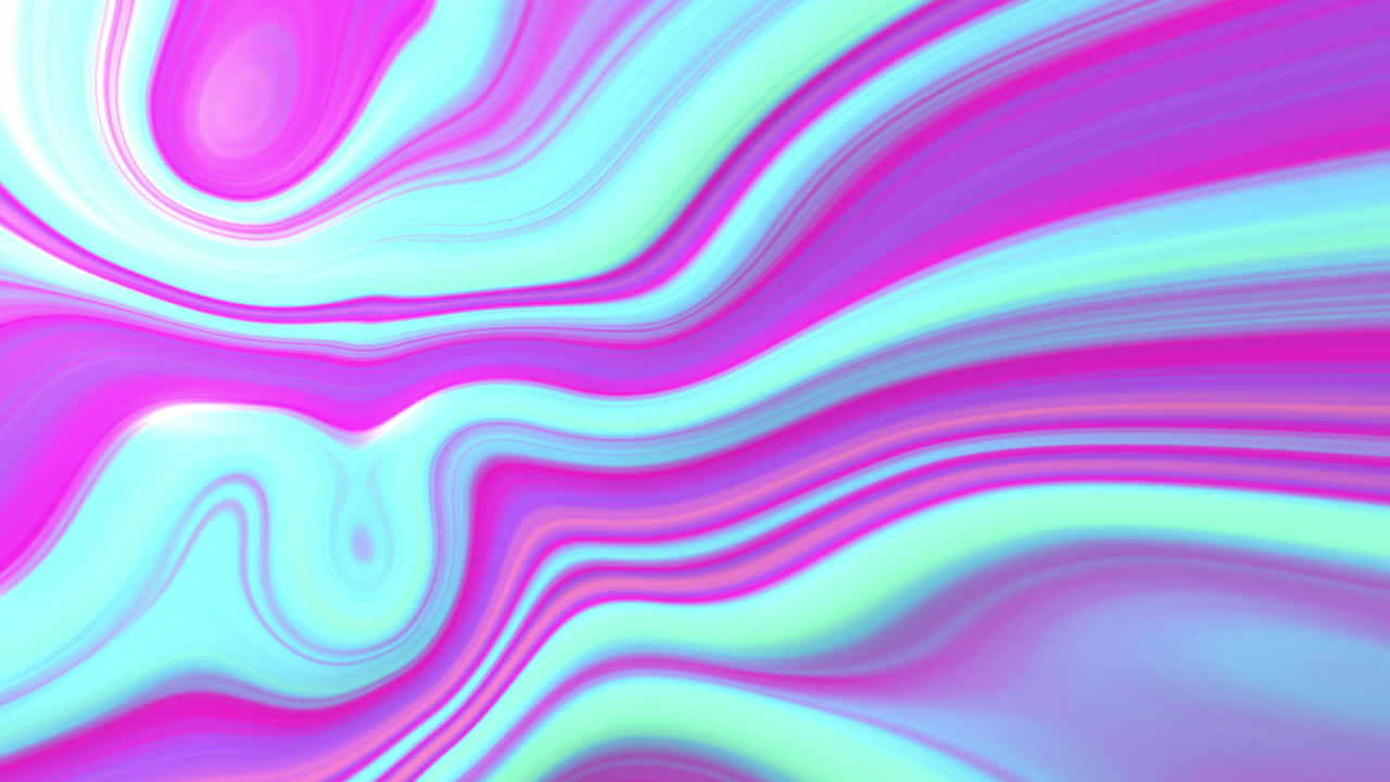 움직이는 다채로운 배경 위의 모양의 애니메이션