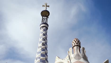 park guell in barcelona, spain