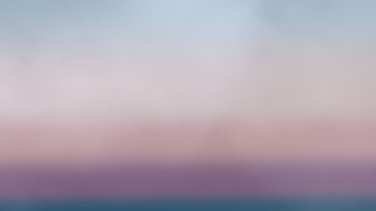 Purple sunset sky in summer time