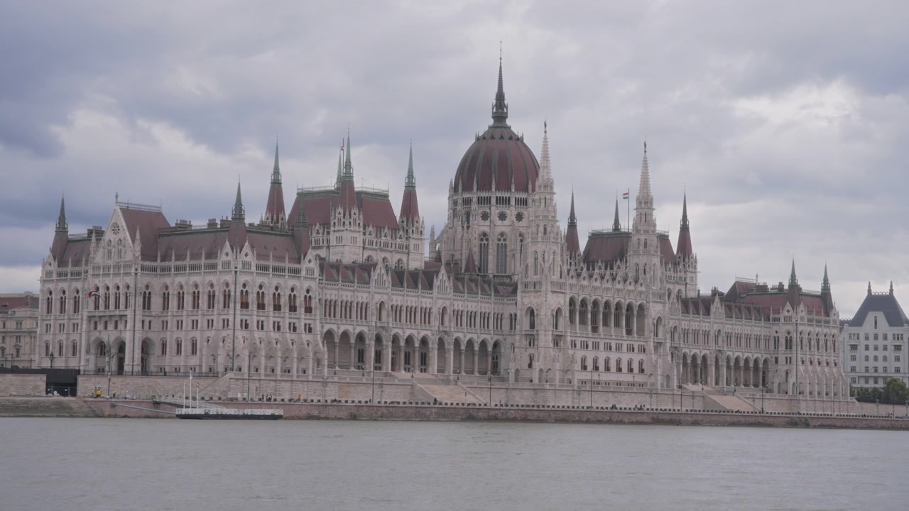 Vista sul fiume del Parlamento Ungherese