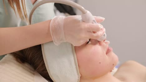 professional face care procedures in the modern cosmetology clinic