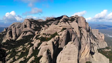 Aerial:-Montserrat-mountain-range-from-the-air