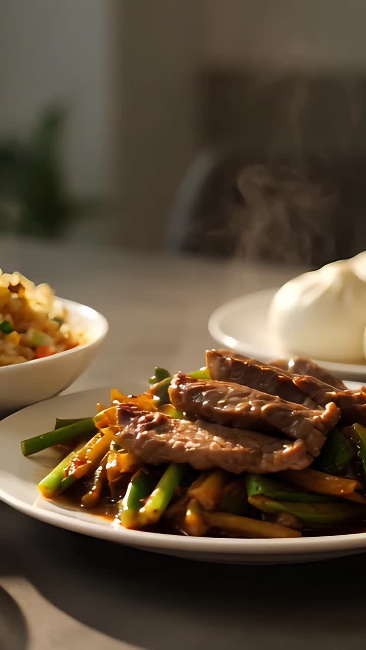Comida china 4K