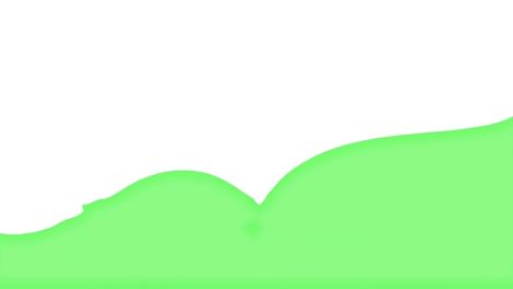 Aquarell-Pastellgrün-Farbspritzer-Animation
