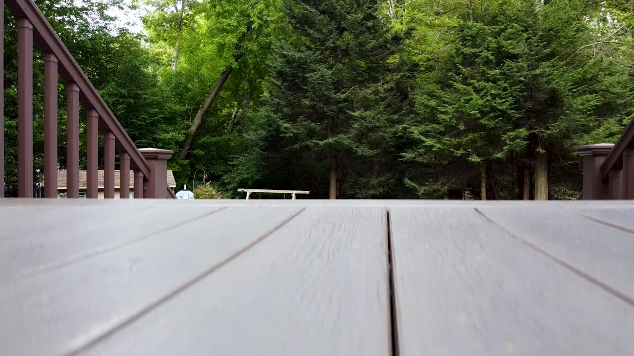 자세히 표시된 플라스틱 데크