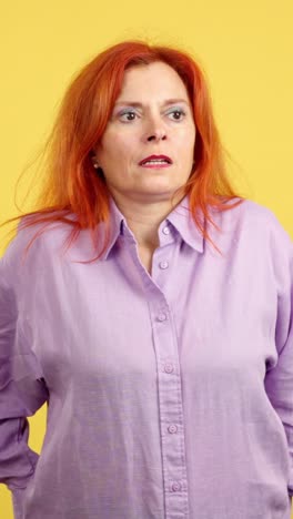 a woman experiencing various emotions including pain, frustration, and sadness