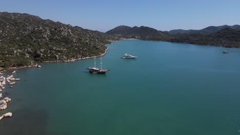 Yachts-in-the-Mediterranean-Bay