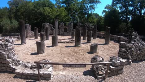 remains of butrint in albania