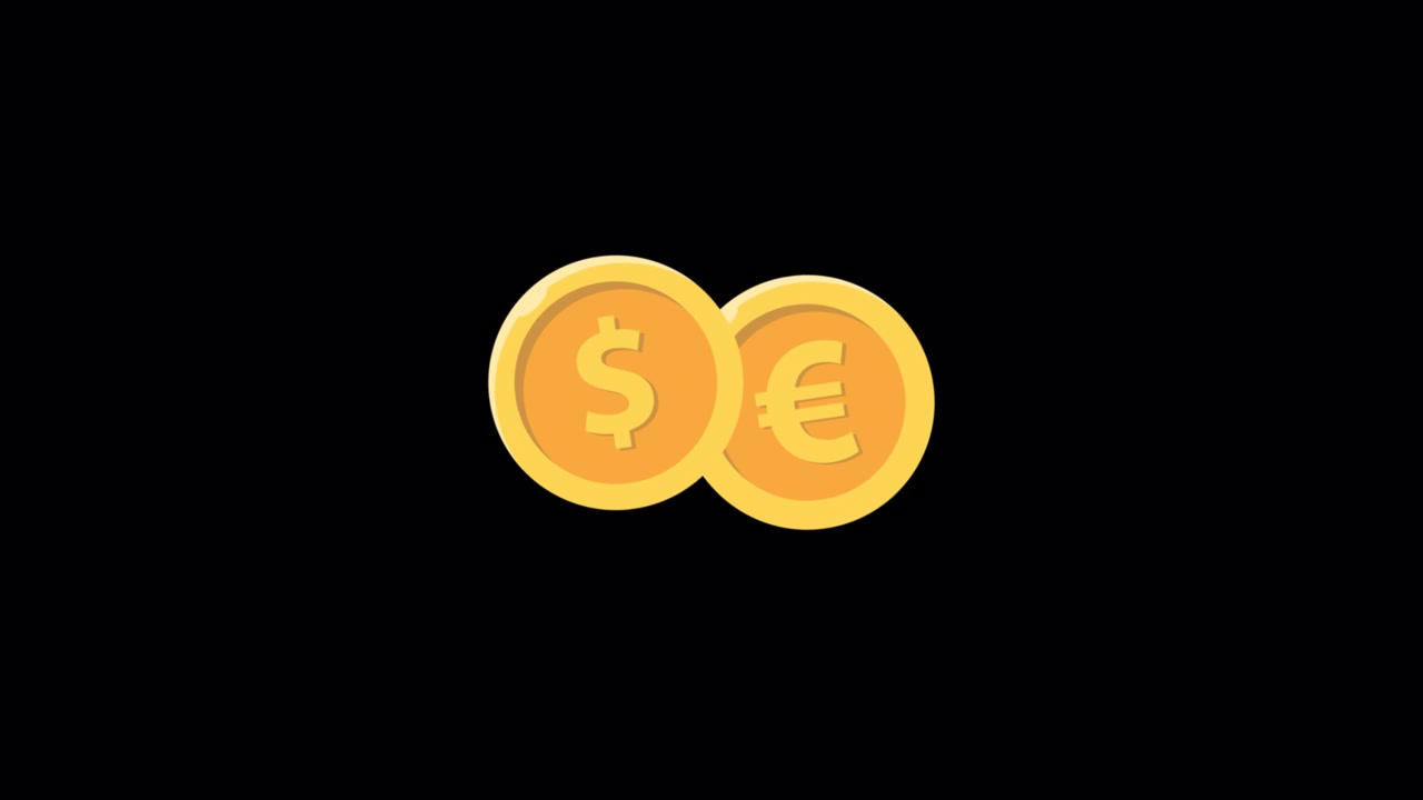 Hoạt hình đồng Đô la Vàng và đồng Euro đổi chỗ cho nhau