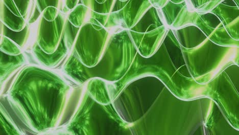 fondo de movimiento abstracto de ondas que fluyen verdes