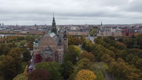 Es-Ist-Eine-Luftaufnahme-Der-Stadt-Stockholm,-Schweden