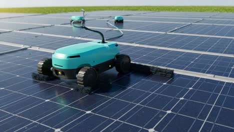 advanced cleaning robots efficiently maintaining solar panels to optimize energy production and enhance sustainability in renewable energy systems