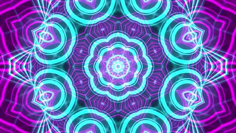 Kaleidoskop-Video-Bewegungshintergrundschleife