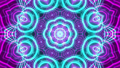 bucle de fondo de movimiento de video caleidoscopio