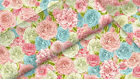 floral pattern with roses