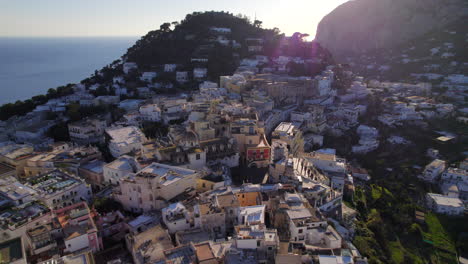 isola di capri in the campania region of italy