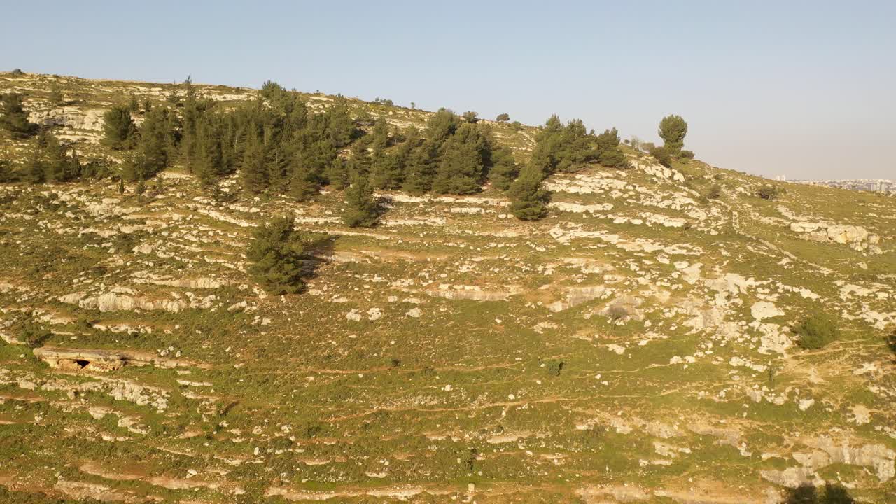 Israeli Hills and Cityscape