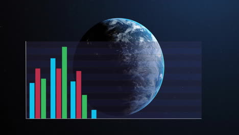 Animation-of-digital-data-processing-over-computer-servers