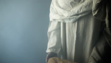 jesus holding bread