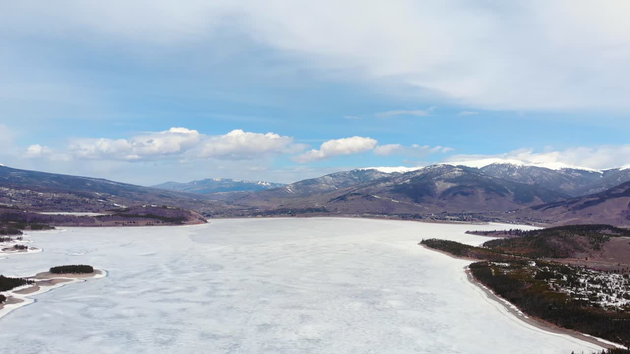 dillon reservoir lake, 콜로라도, 미국