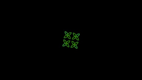 4k video model stroboscopic and hypnotic effect, in 16: 9 video format.