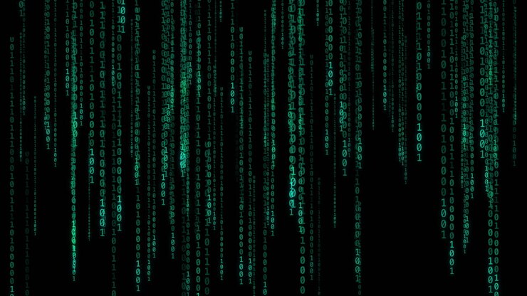 Binary Code Digital Rain
