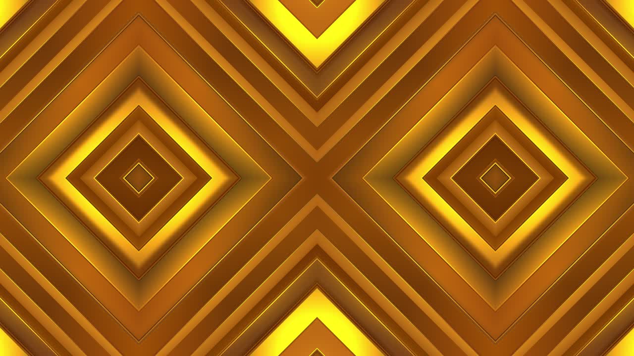 Golden Geometric Pattern