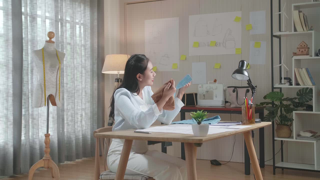 diseñador de moda en el trabajo