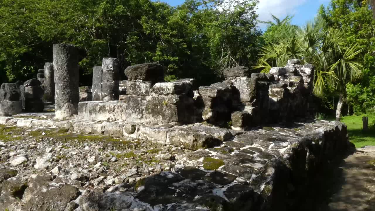 el palacio de san gervasio, sitio arqueológico maya, cozumel, méxico
