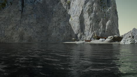 close encounter of limestone rocks