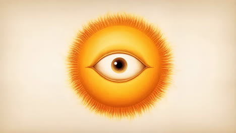 surreal eye sun