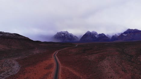 Invierno-Panorámico-En-El-Cañón-De-Roca-Roja