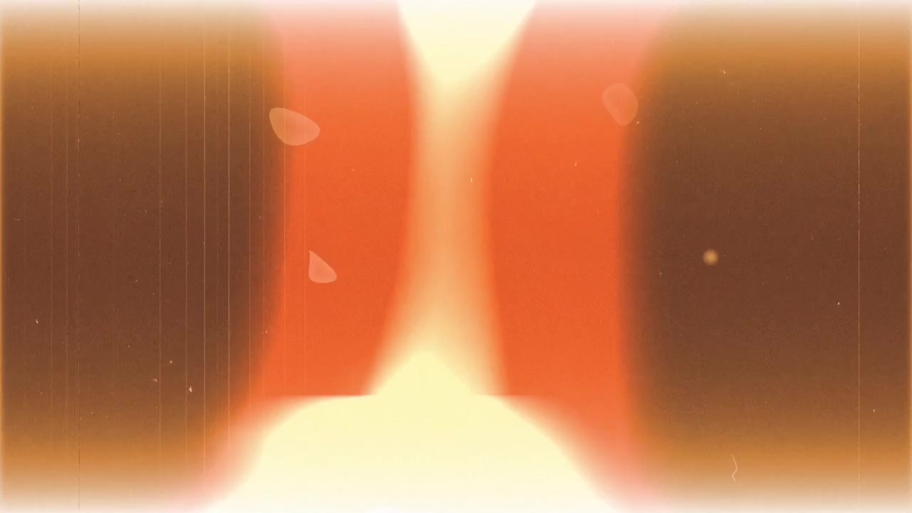 Abstract Vintage Film Burn Overlay with Light Leaks and Scratches