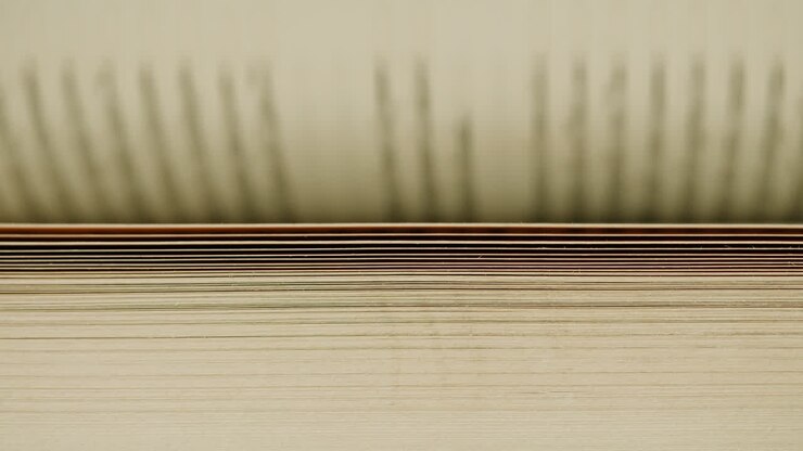 Pagine di libro aperto in primo piano