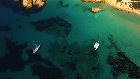 Aerial-of-beautiful-beach