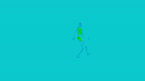 Thriller dance movies . skeleton .