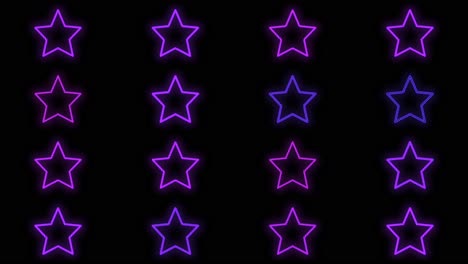 Retro-stars-pattern-with-neon-purple