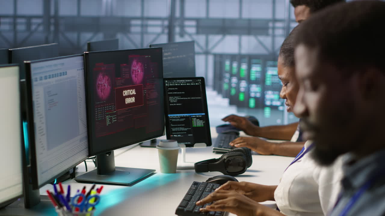 IT Staff Responding to a Critical Error