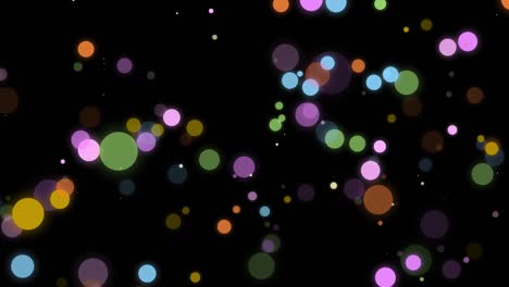 particle pop abstract effect background