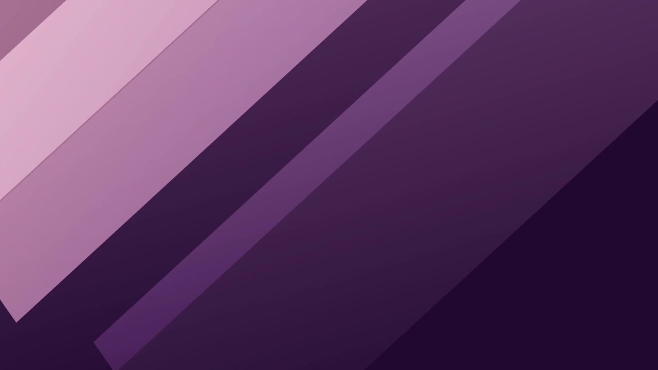 Sfondo animato astratto con strati diagonali viola.
