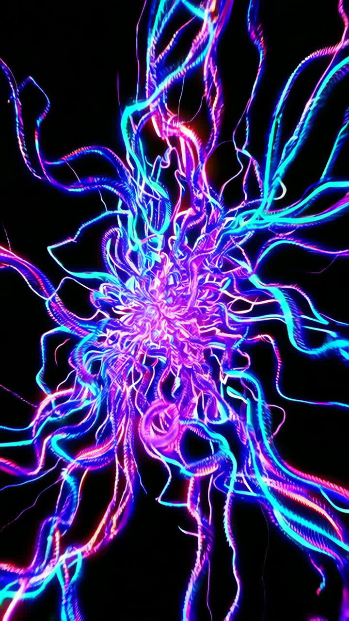 líneas brillantes abstractas