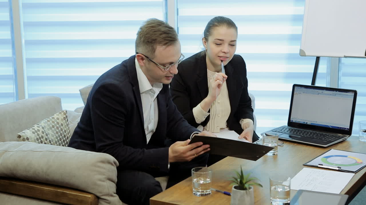 Business team discussing ideas for their business development